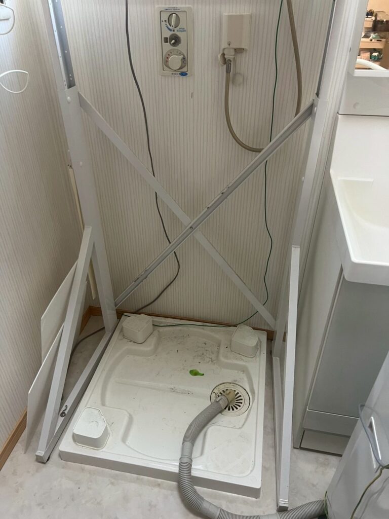 洗濯止水栓交換工事