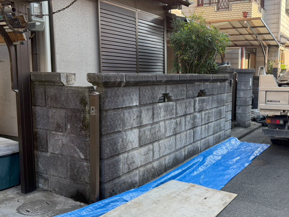 ブロック塀・目隠しフェンス設置工事