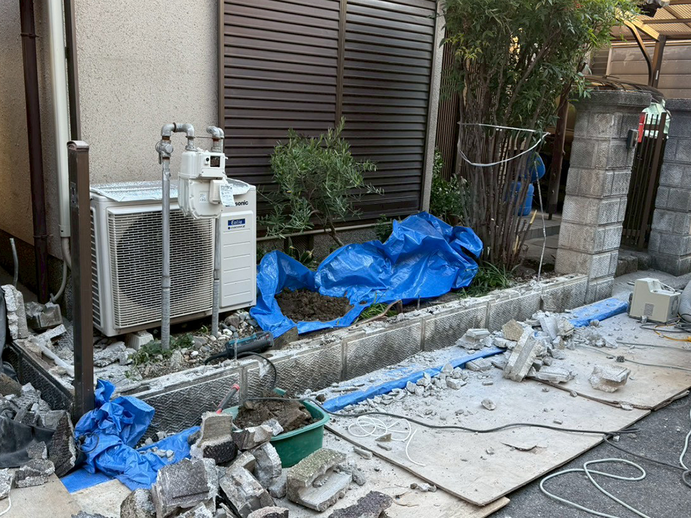 ブロック塀・目隠しフェンス設置工事