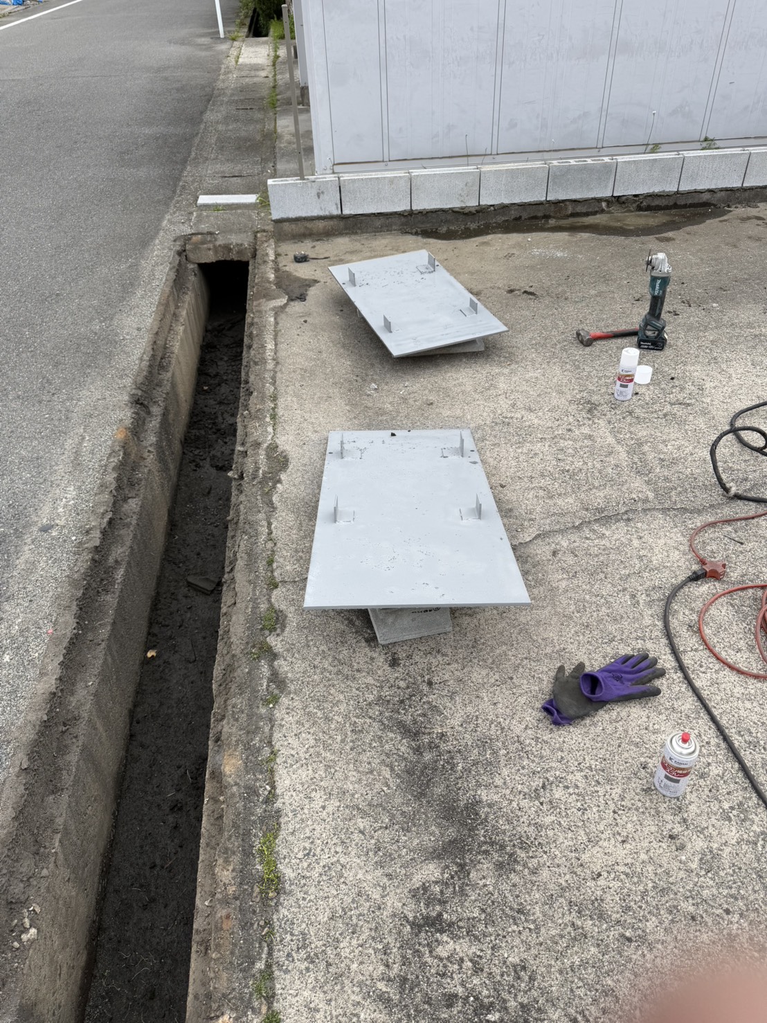 駐車場フェンス設置