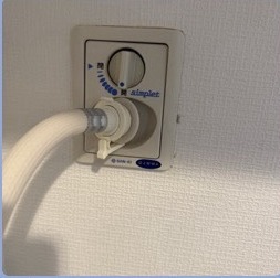 洗濯機用水栓の取替工事